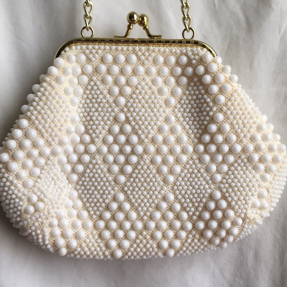John Wu Vintage beaded handbag purse